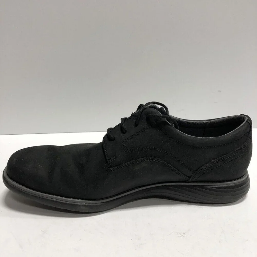 Rockport Men’s Garett Plain Toe Oxford Shoes Black, Size 10.5M